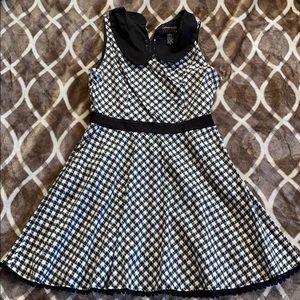 Black and white dress